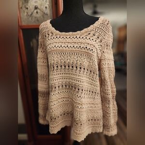Dana Buchman sweater, size large, beige